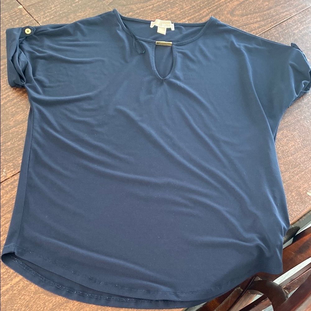 MICHAEL Michael Kors Blue Relaxed Blouse